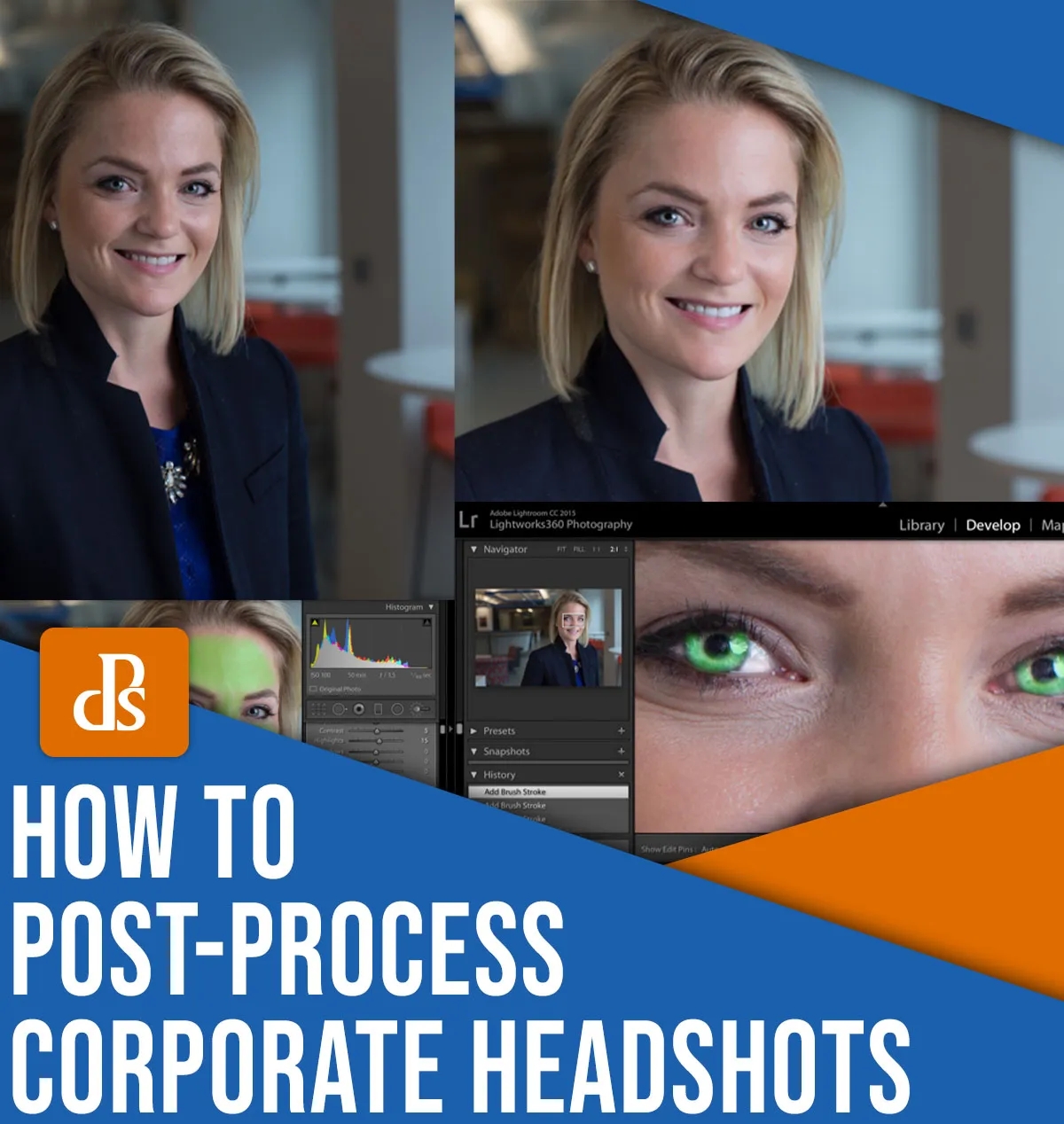 Editing Corporate Headshots in Lightroom: A Comprehensive Guide